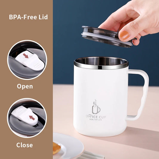 ThermaSip™ – Stainless Coffee Cup - WM DigitalBay