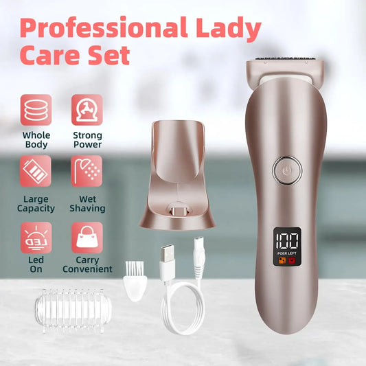 SmoothGleam™ – Women’s Cordless LED Razor - WM DigitalBay