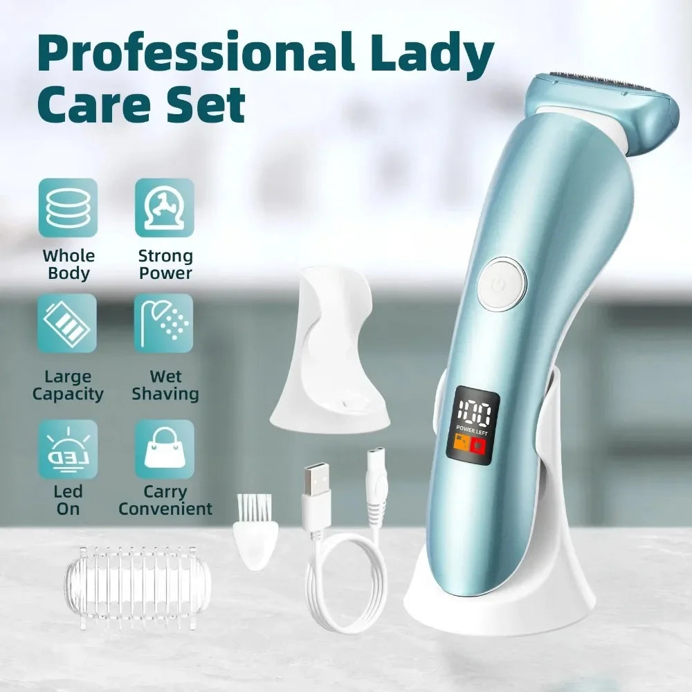 SmoothGleam™ – Women’s Cordless LED Razor - WM DigitalBay