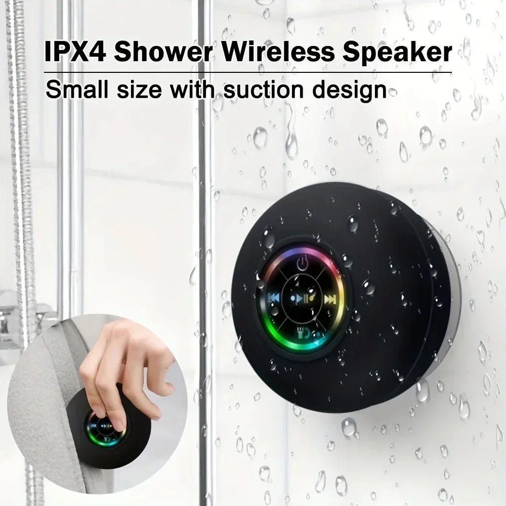 AquaBeat™ – Mini Waterproof Bluetooth Shower Speaker - WM DigitalBay