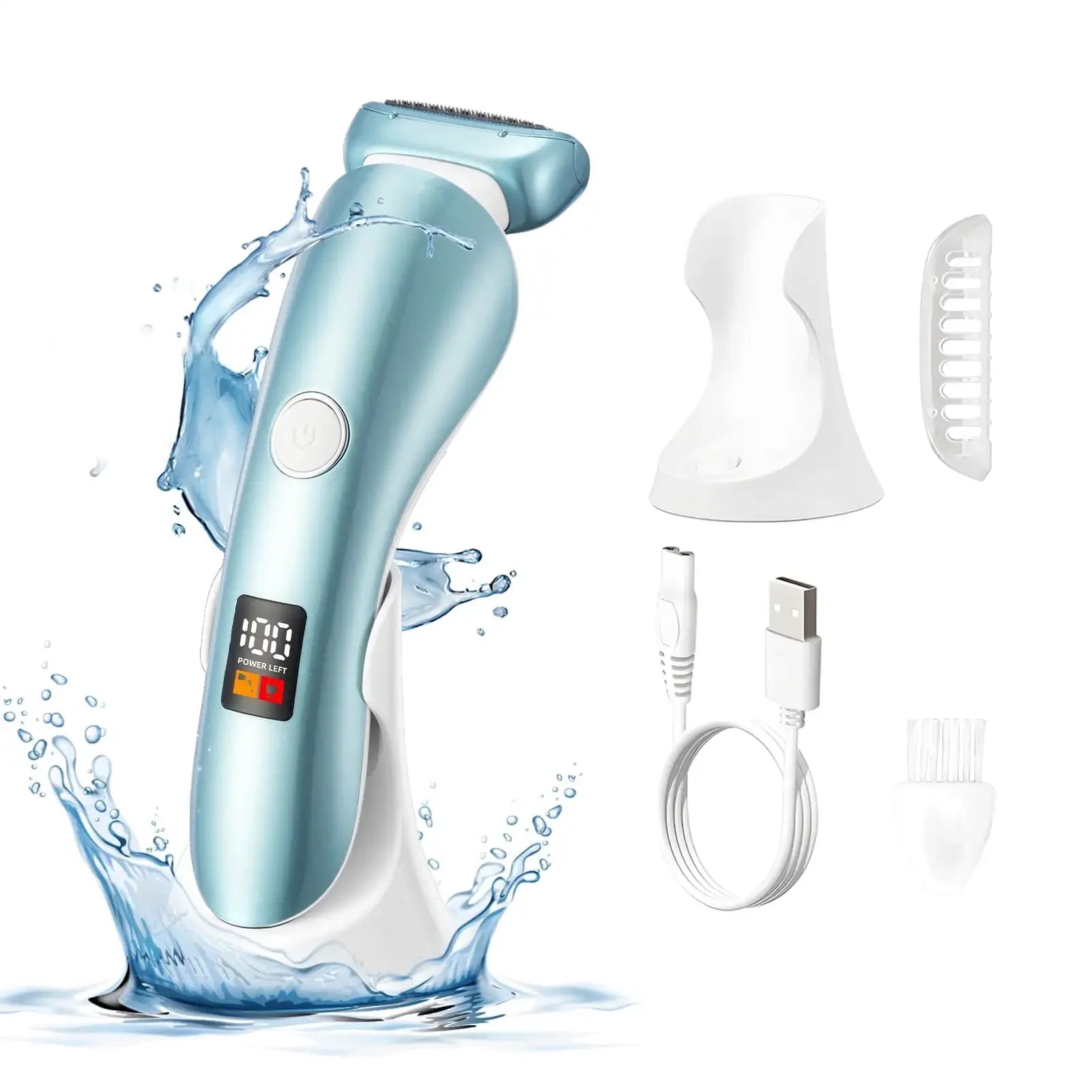 SmoothGleam™ – Women’s Cordless LED Razor - WM DigitalBay