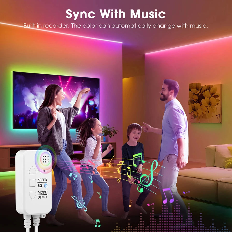 GlowFlow™ – Smart RGBIC LED Strip - WM DigitalBay