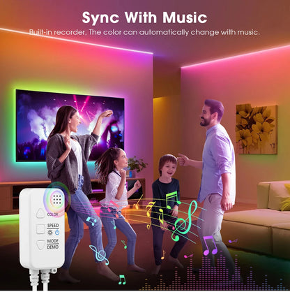 GlowFlow™ – Smart RGBIC LED Strip - WM DigitalBay