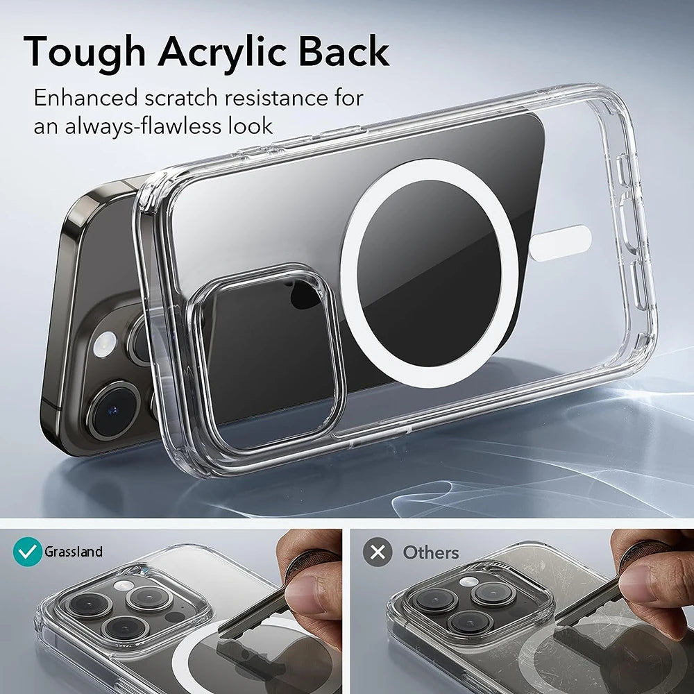 MagShield™ – MagSafe Clear Case (iPhone 11–16) - WM DigitalBay