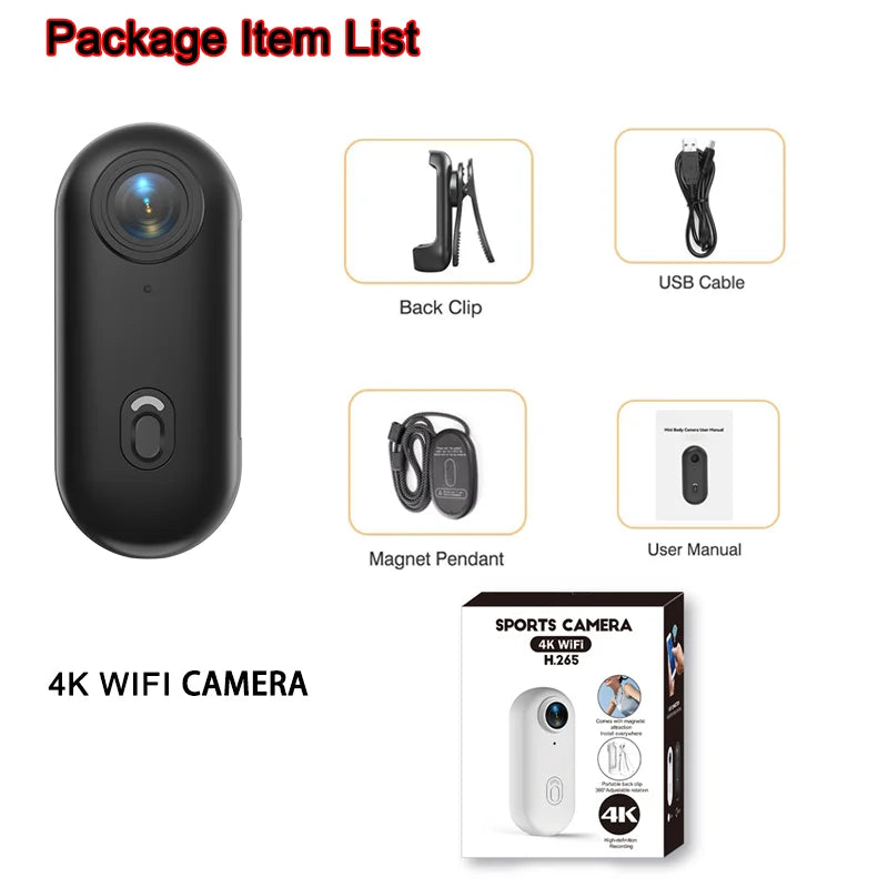 VlogMate™ – 4K HD Mini WiFi Action Camera - WM DigitalBay