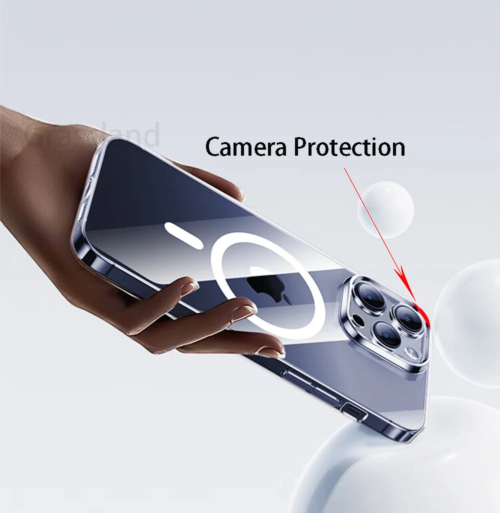 MagShield™ – MagSafe Clear Case (iPhone 11–16) - WM DigitalBay