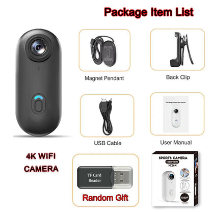 VlogMate™ – 4K HD Mini WiFi Action Camera - WM DigitalBay
