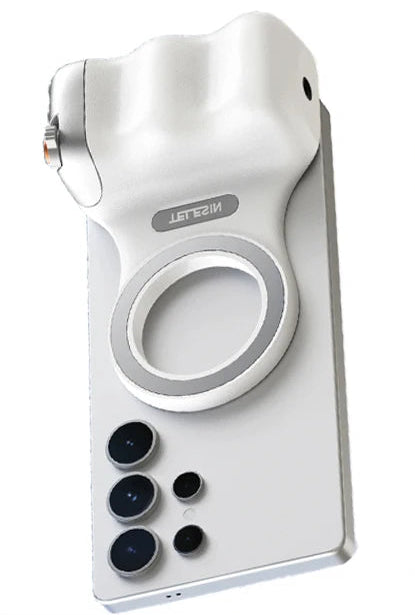 Telesin hair removal device with attachments on a purple background