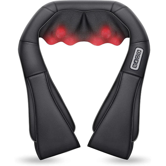 RelaxEase™ – Shiatsu Heated Neck & Back Massager - WM DigitalBay