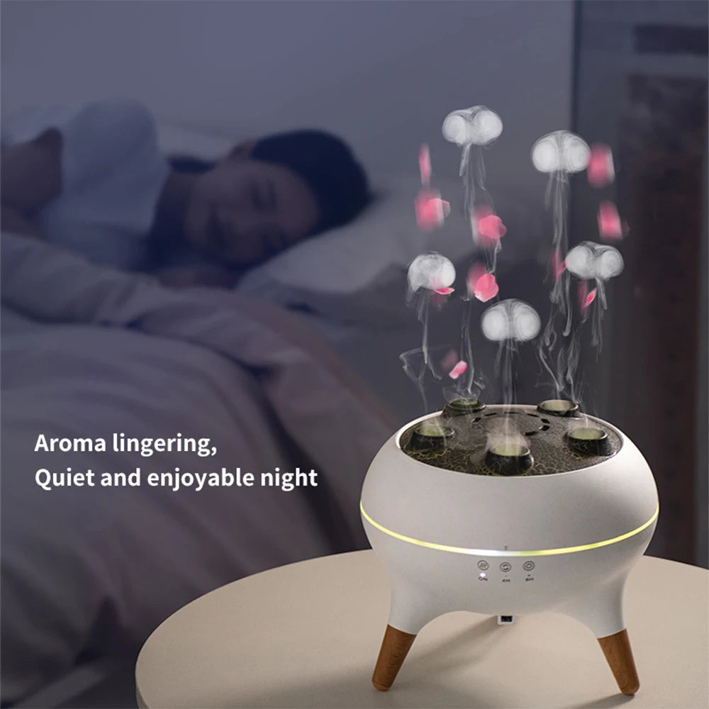 OceanFlame™ – Dynamic Jellyfish Aroma Diffuser & Air Humidifier - WM DigitalBay