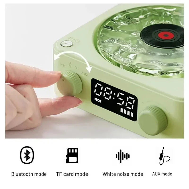 VinylGlow™ – Retro Bluetooth Speaker - WM DigitalBay