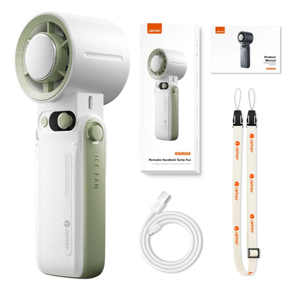TurboBreeze™ – 199-Speed Handheld Fan with LED Display - WM DigitalBay