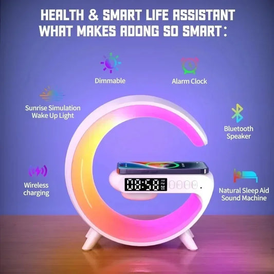 G63 GlowHub™ – Charger, Speaker & Clock - WM DigitalBay