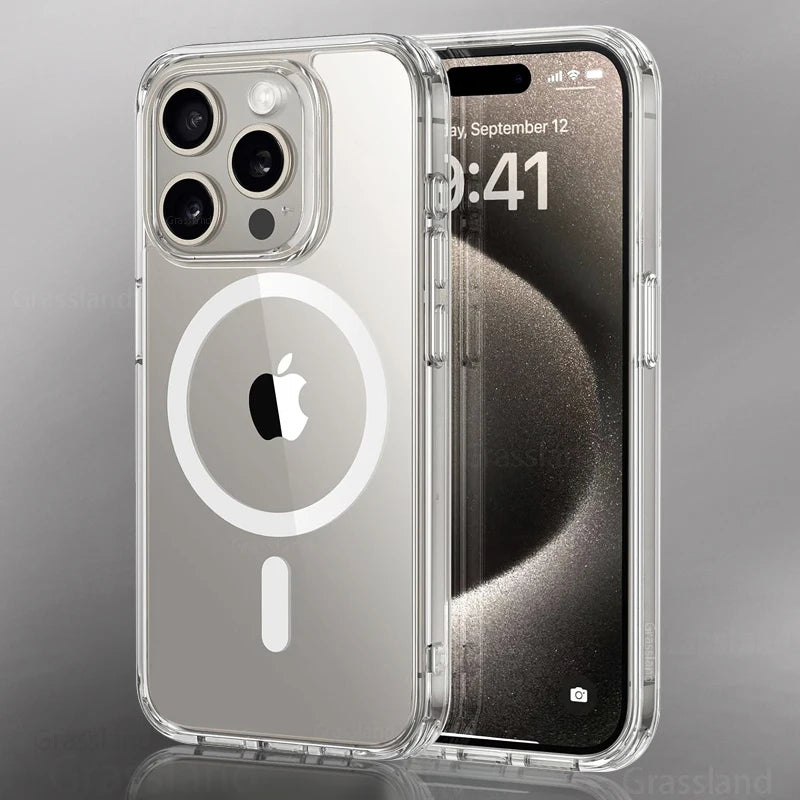 MagShield™ – MagSafe Clear Case (iPhone 11–16) - WM DigitalBay