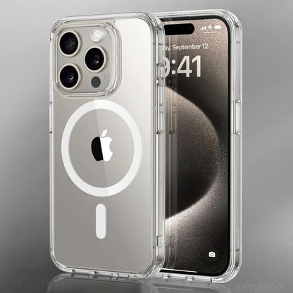 MagShield™ – MagSafe Clear Case (iPhone 11–16) - WM DigitalBay