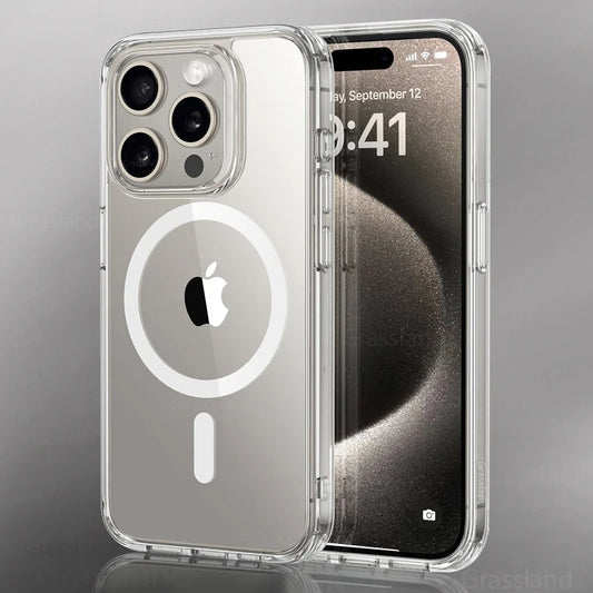 MagShield™ – MagSafe Clear Case (iPhone 11–16) - WM DigitalBay