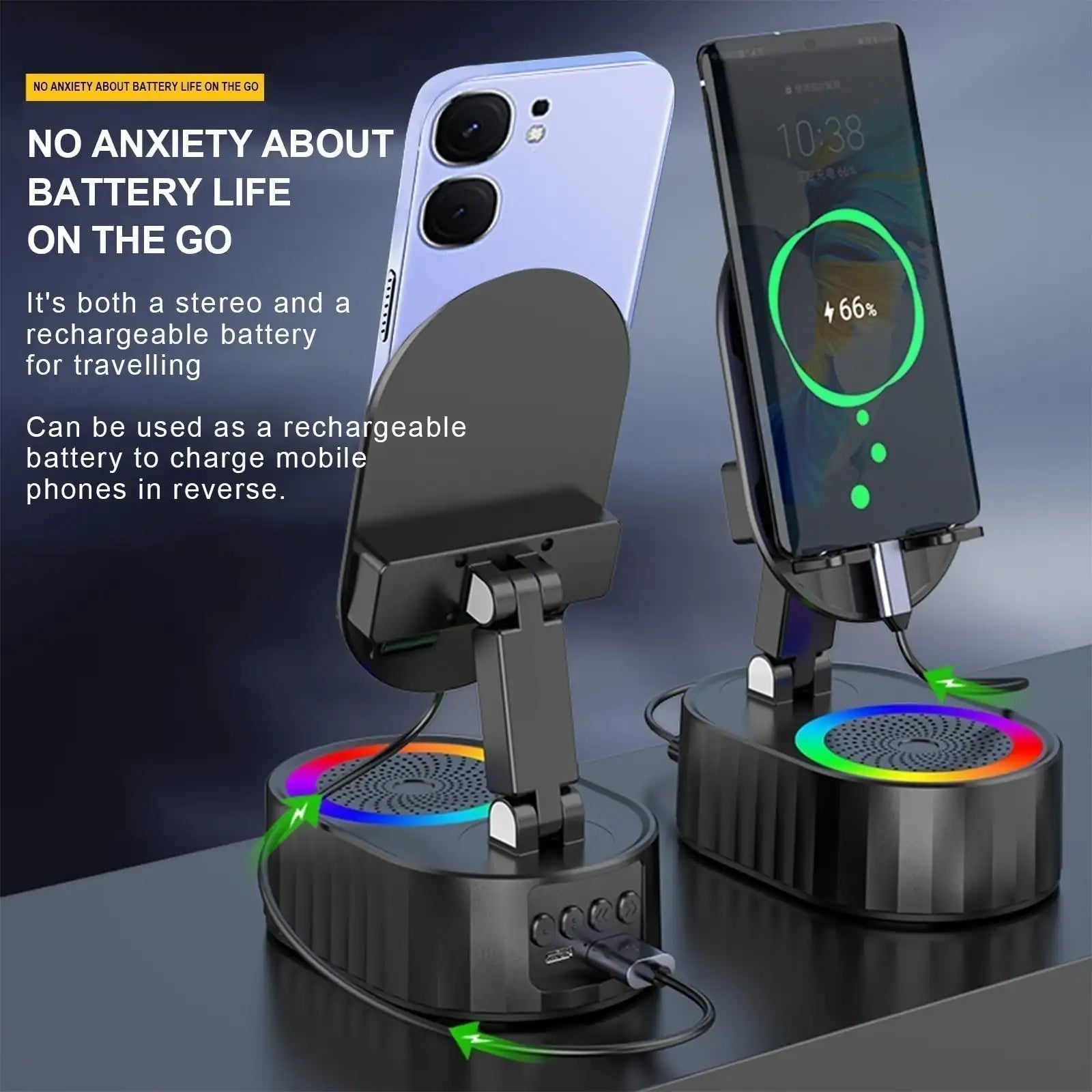 VoltStand™ – Charger & Speaker Hub - WM DigitalBay