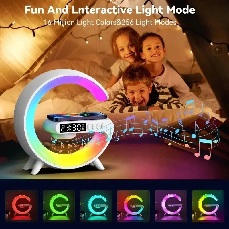 G63 GlowHub™ – Charger, Speaker & Clock - WM DigitalBay