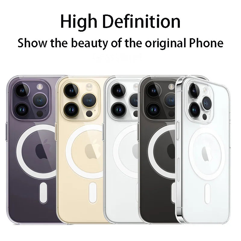 MagShield™ – MagSafe Clear Case (iPhone 11–16) - WM DigitalBay