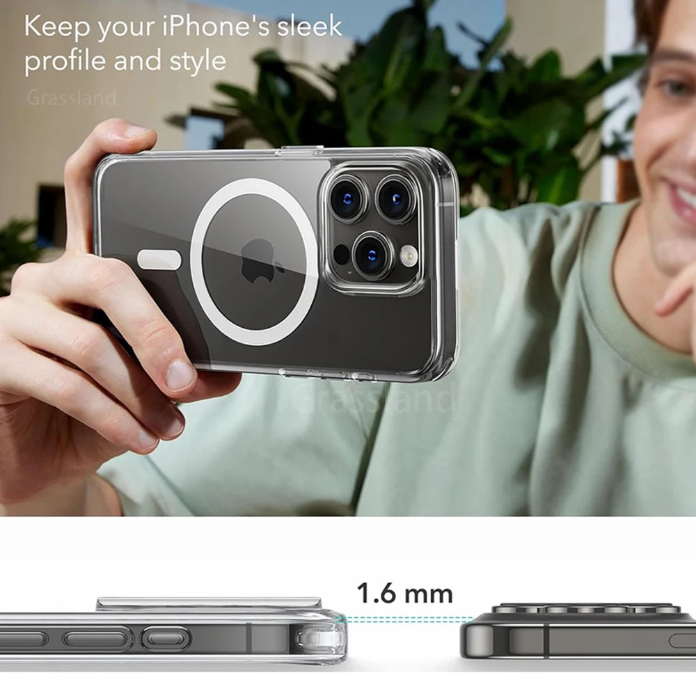 MagShield™ – MagSafe Clear Case (iPhone 11–16) - WM DigitalBay