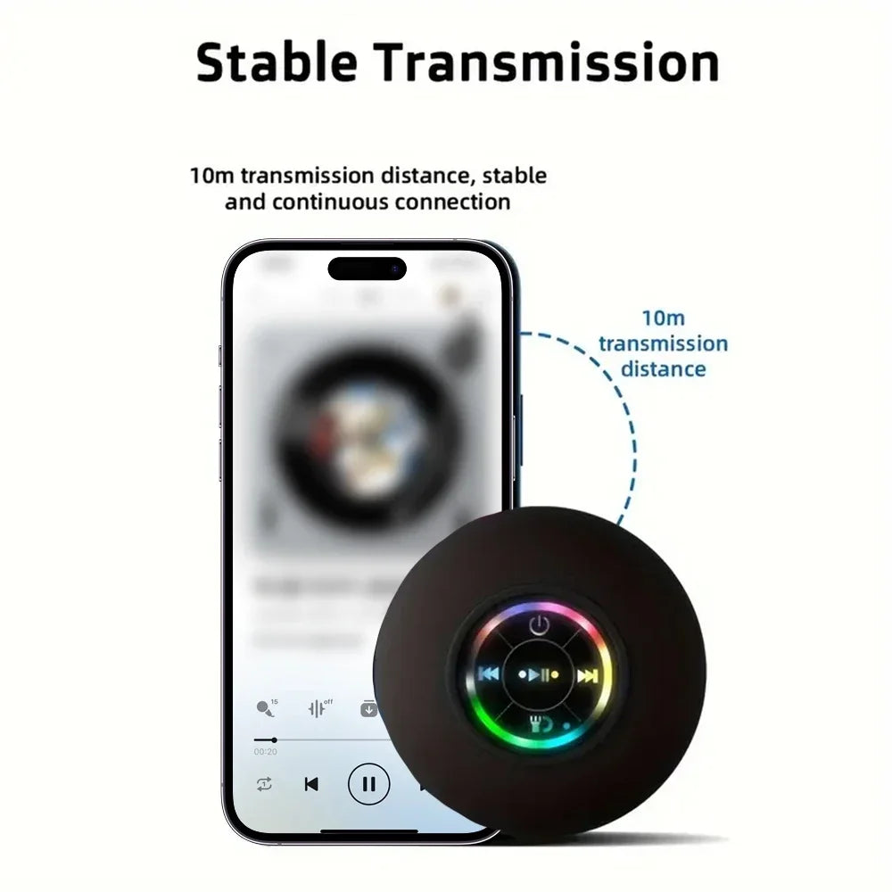 AquaBeat™ – Mini Waterproof Bluetooth Shower Speaker - WM DigitalBay
