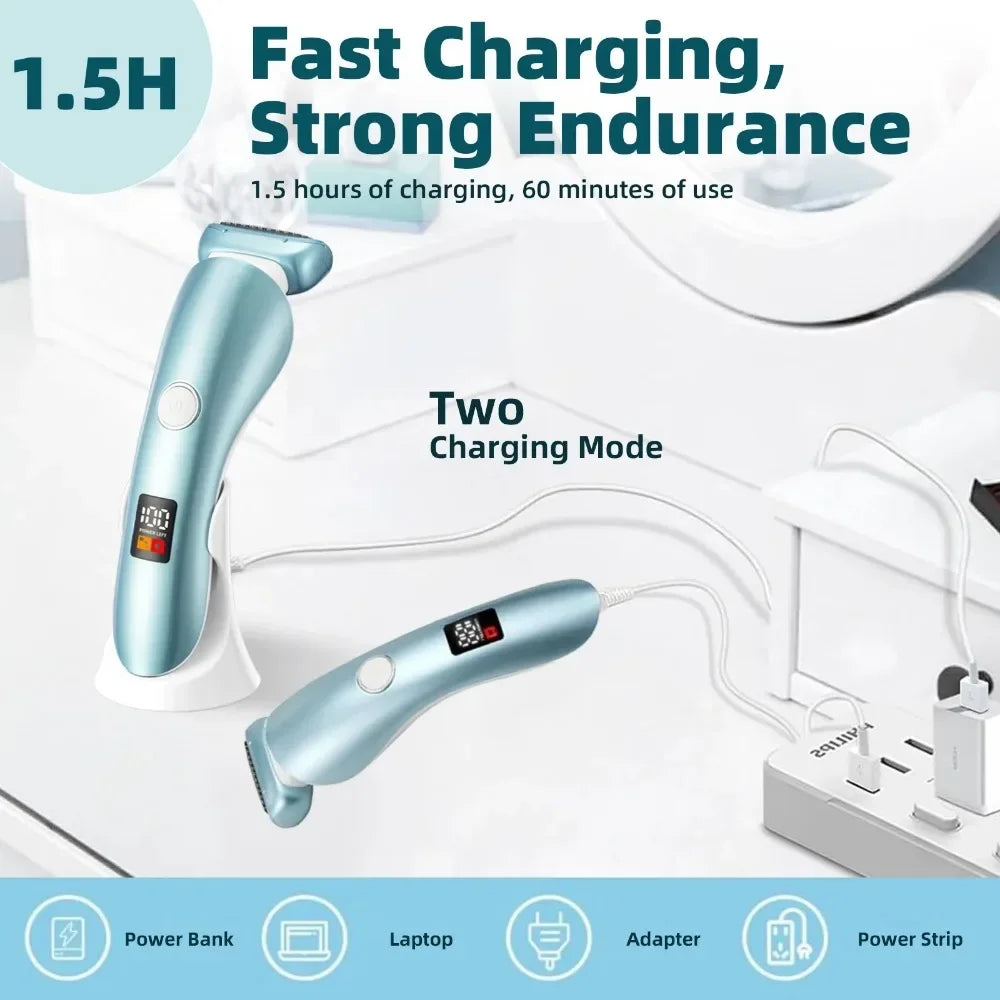 SmoothGleam™ – Women’s Cordless LED Razor - WM DigitalBay