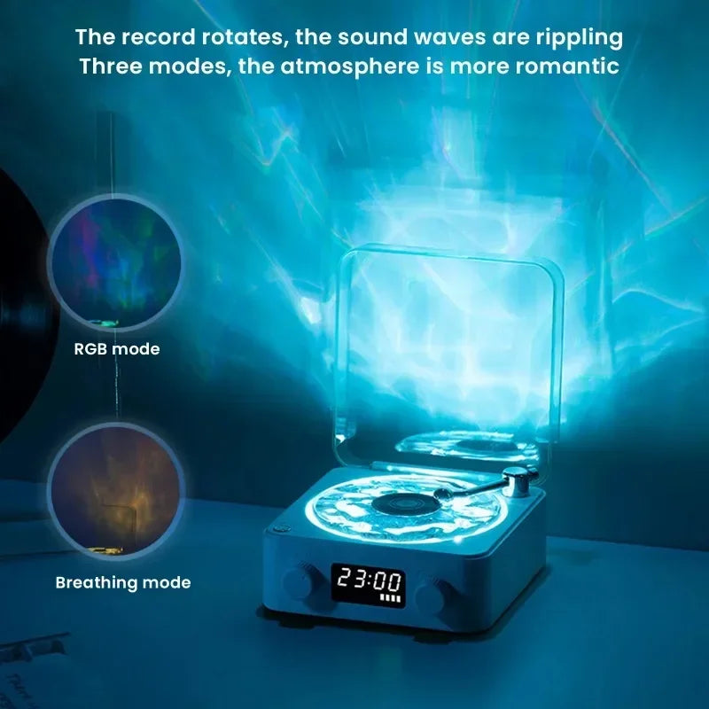 VinylGlow™ – Retro Bluetooth Speaker - WM DigitalBay
