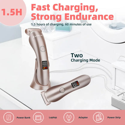 SmoothGleam™ – Women’s Cordless LED Razor - WM DigitalBay