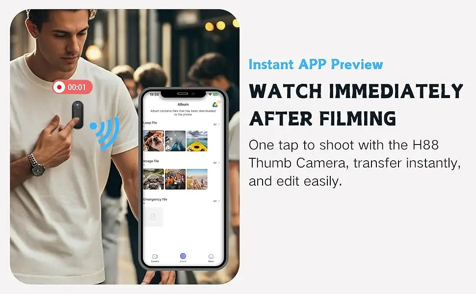 VlogMate™ – 4K HD Mini WiFi Action Camera - WM DigitalBay