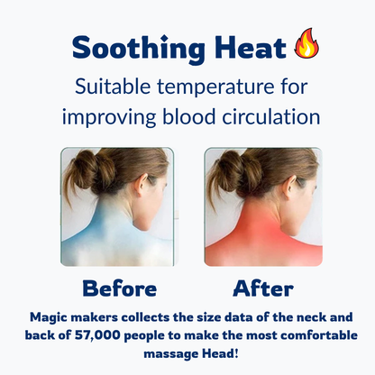 RelaxEase™ – Shiatsu Heated Neck & Back Massager - WM DigitalBay