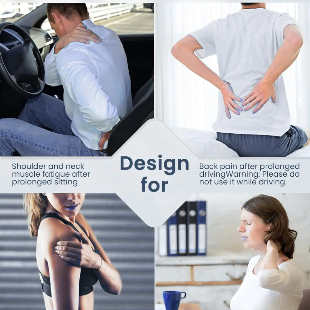 RelaxEase™ – Shiatsu Heated Neck & Back Massager - WM DigitalBay